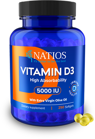 Natios Vitamin D3 Softgel capsules